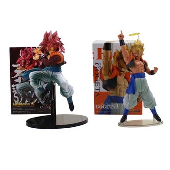 

Anime Dragon Ball Z Gogeta Action Figure Scultures Big Super Saiyan 4 Goku Vegeta Combination DBZ Model Toy