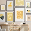 Graphic Designs Yellow Gallery Poster Canvas