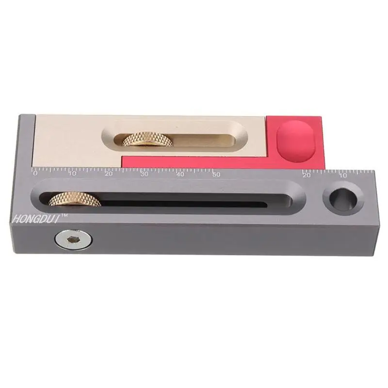 Деревообрабатывающий стол пила разрыв слот регулятор износостойкий практичный Высокая точность практичный слот линейка врезной шип подвижный инструмент