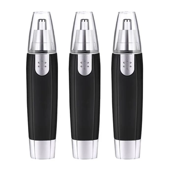 

3 Set Electric Nose Hair Trimmer,Men Multifunctional Portable Washable Electric Nose Hair Clipper Cleaning