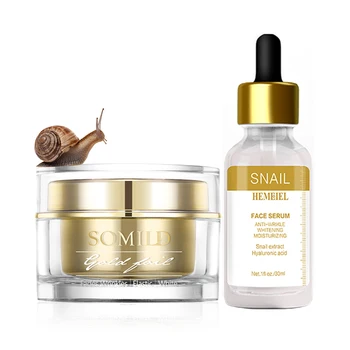 

Snail Face Cream Anti Wrinkle Cream Hyaluronic Acid Moisturizing Cream Korean Whitening Facial Cream Anti-Aging Serum Skin Care