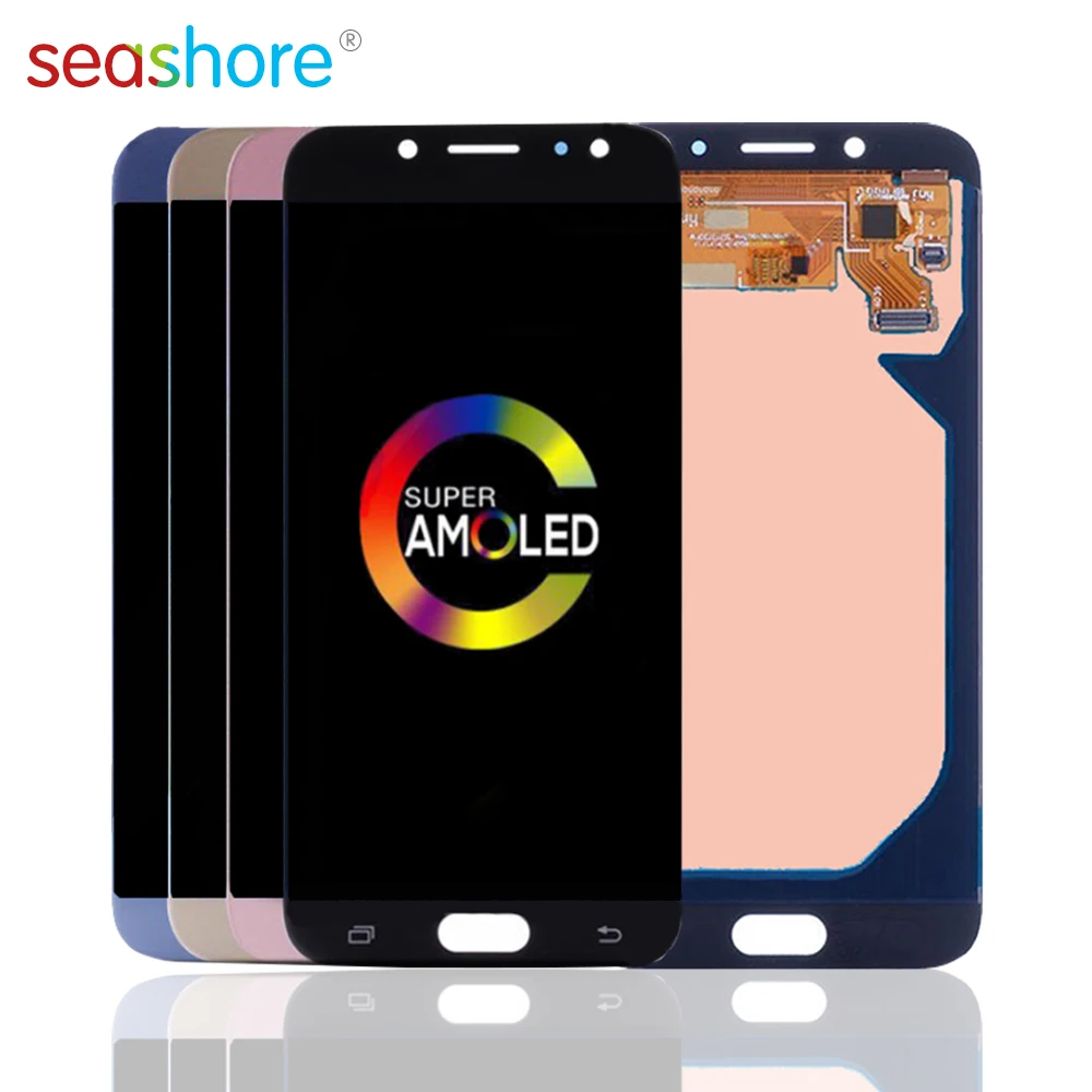 ЖК дисплей 5 дюйма AMOLED с сенсорным экраном и дигитайзером в сборе для SAMSUNG Galaxy J7 2017