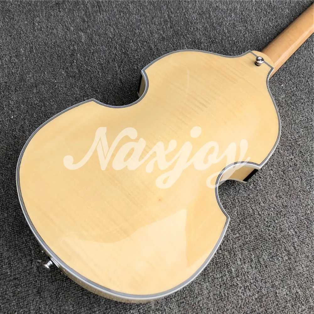 Hofner синий цвет британский флаг Скрипка 4 Струны электрический бас гитара Пламя клен значок серии BB2 Винтаж CT электрический бас