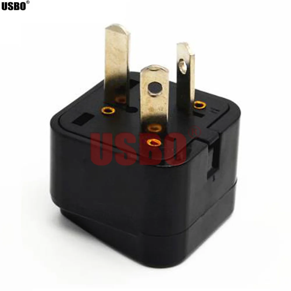 Universal Travel Adapter Plug Socket Converter - Black & White, Multi-Country Use