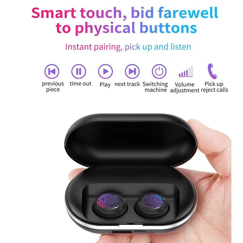 TWS Беспроводные Bluetooth 5,0 наушники стерео Buetooth гарнитура 5,0 AI гарнитура управление для смартфона Bluetooth J6U2