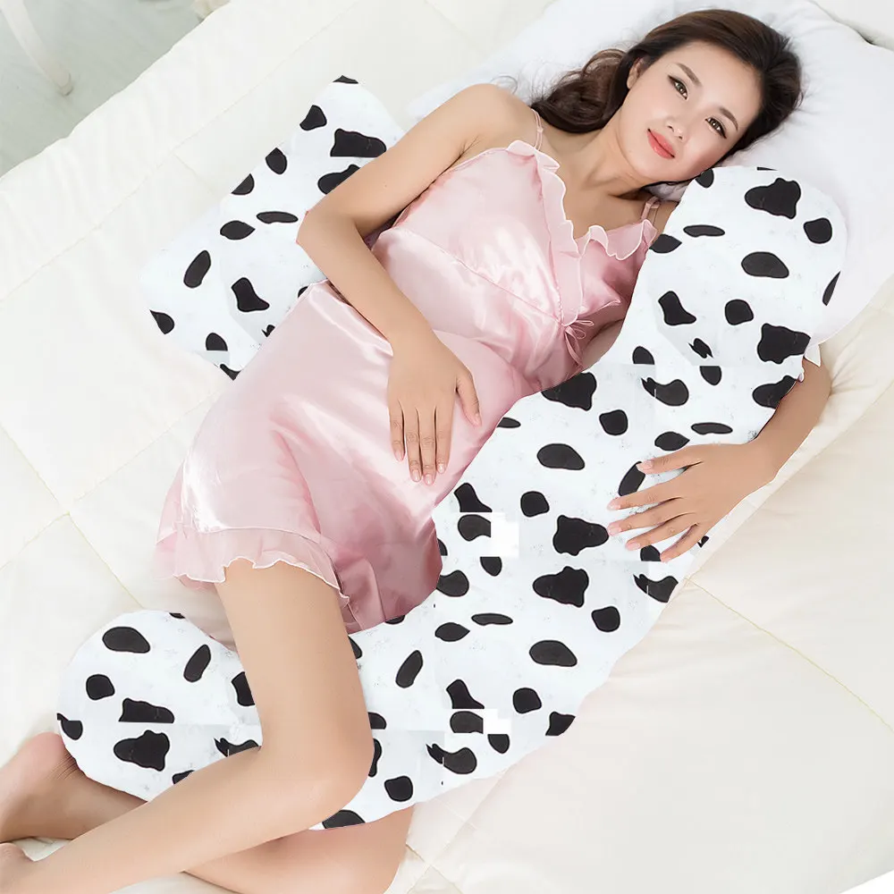 U Maternity Sleeping Body Pillow Pregnant Women Nursing Supplies Pregnancy Pillow Quality Cotton Waist Protect Cushion Long Side