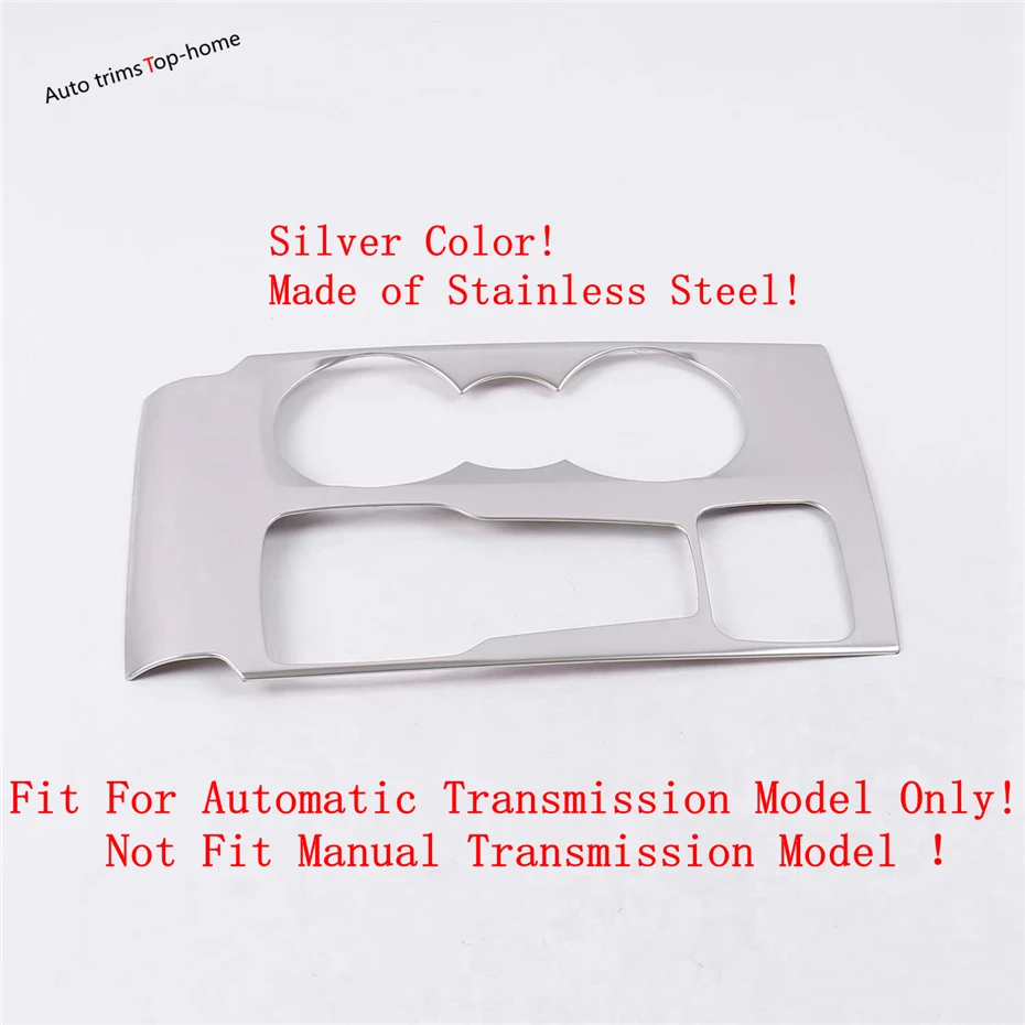Silver Yimaautotrims внутренняя консоль панельная Накладка для коробки передач отделка Подходит для Ford Focus серебристый/черный матовый/внутренние молдинги - Название цвета: Silver