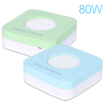 

80W Nail Dust Suction Dust Collector Fan Vacuum Cleaner Manicure Machine Tools Strong Power Nail Fan Art Manicure Salon Tools