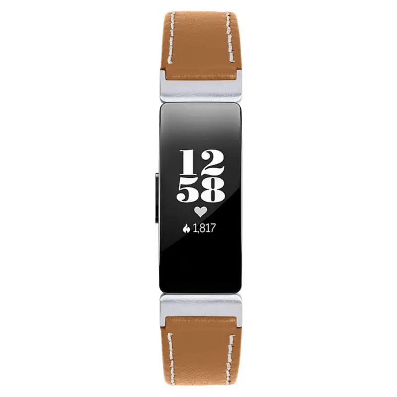 Совместимость для Fitbit вдохновить& для Fitbit Inspire HR ремень кожаный ремешок Регулируемый замена аксессуары, ремни