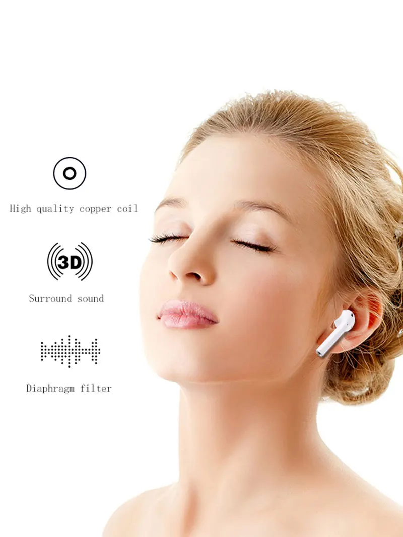 i10 TWS мини беспроводной Bluetooth Сенсорный наушник с зарядным устройством для Android ios смартфон PK i7s i60 i12 TWS