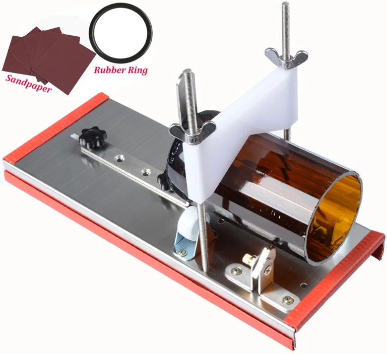 Инструмент для резки стеклянной бутылки Профессиональный инструмент для резки Бутылок Резак для стеклянной бутылки DIY Инструменты для резки вина пиво с отверткой - Цвет: Оранжевый