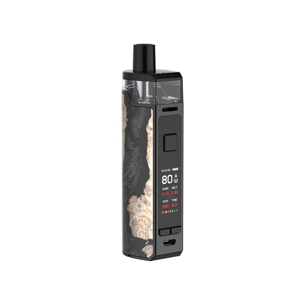 Бесплатный подарок! SMOK RPM80 Pod Mod комплект с аккумулятором 3000 мАч и 5 мл Pod system Max 80 Вт и RGC Coil Pod Vape Kit vs Aegis Boost/Vinci X