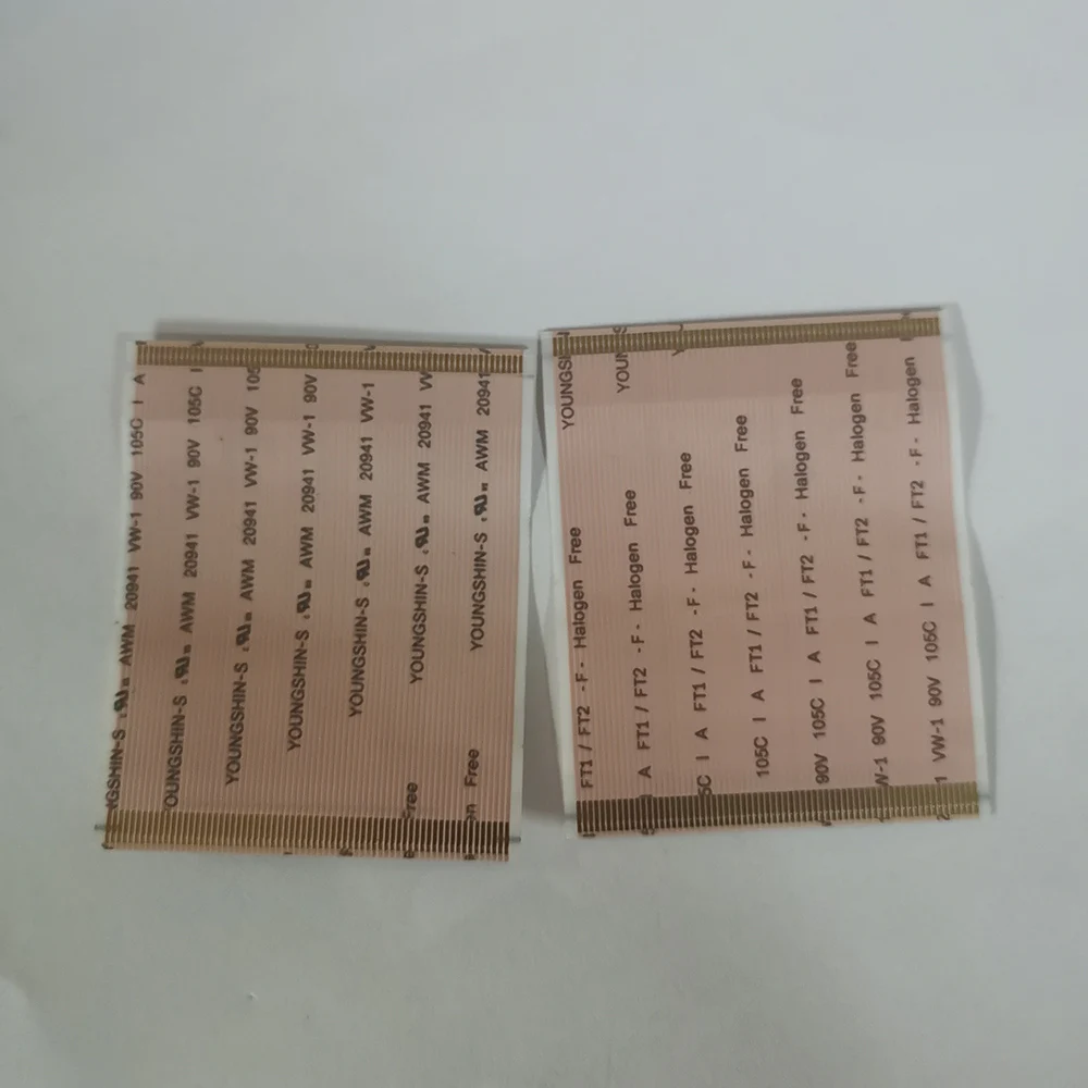 2845 68pin Flex Cables 68 pins Tcon Card Cable Without Buckle 35mmX44mm 68 pin Flexible Cable For T con Board Connector