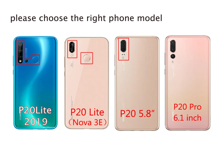 Чехол-бумажник для huawei P20 Lite P20 Pro, Роскошный чехол из искусственной кожи, флип-чехлы для huawei P Smart /Enjoy 7 S/P Smart Z