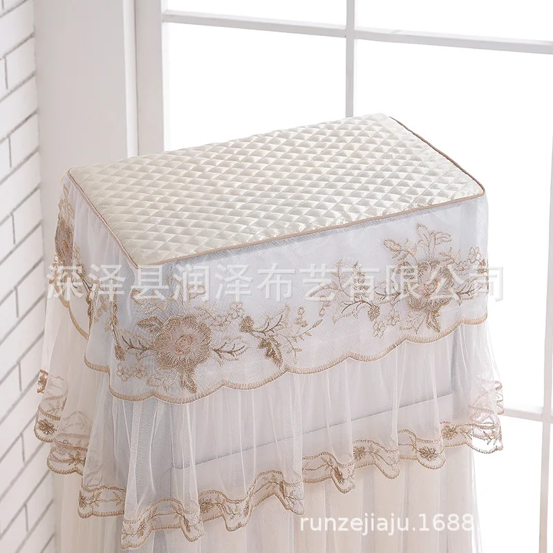 Moist Wholesale Boot Does Not Take Vertical Type Air Conditioner Cover Party Cabinet Wind-Proof And Dust Cover Fabric Ribbon Emb