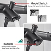 Rozin Matte Black Thermostatic Shower Faucet Wall Mounted Temperature adjustable Bathtub Mixer Tap With Handheld Bathroom Shower 4