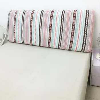 

Geometric Pattern Headboard Cover Bed Head Cover Full Enclosed Elastic Dust-proof Bed Head Cover/ Protective Cover