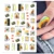 Фрукты Летние Наклейки Наклейка для маникюра DIY Авокадо Pawpaw Summer Green Nail Inspiration Гель-лак для Ногтей Слайдер GLSTZCS012-031