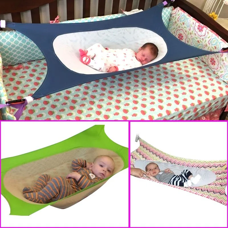 Портативный детский качающийся эластичный гамак для кроватки, безопасная Съемная детская раскладушка кровати, дорожная кроватка, детский гамак, кровать для фотосъемки
