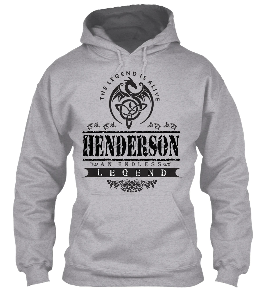 Мужская толстовка с длинным рукавом LEGEND IS ALIVE HENDERSON женская уличная одежда