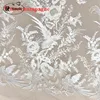 Beautiful flower bird embroidered lace fabric Romantic wedding sequins DIY dress lace free shipping RS1639 ► Photo 3/6