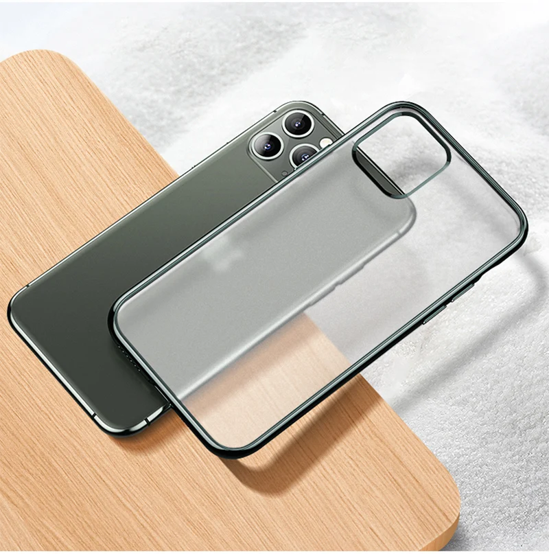 Тонкие Чехлы для телефона с покрытием для iPhone 11 Pro Max huawei P20 Lite P30 Pro mate 30 Honor 20 8X 9X Nova 5i матовый прозрачный мягкий чехол из ТПУ