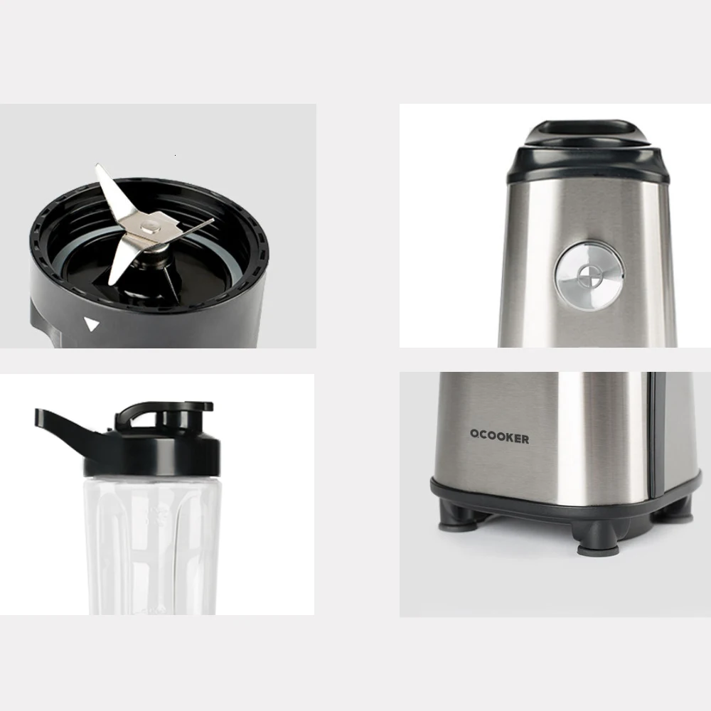 Xiaomi Ocooker портативный соковыжималка Детские фрукты и овощи пособия по кулинарии машина точка переключатель 304 нержавеющая сталь 8 секунд суп