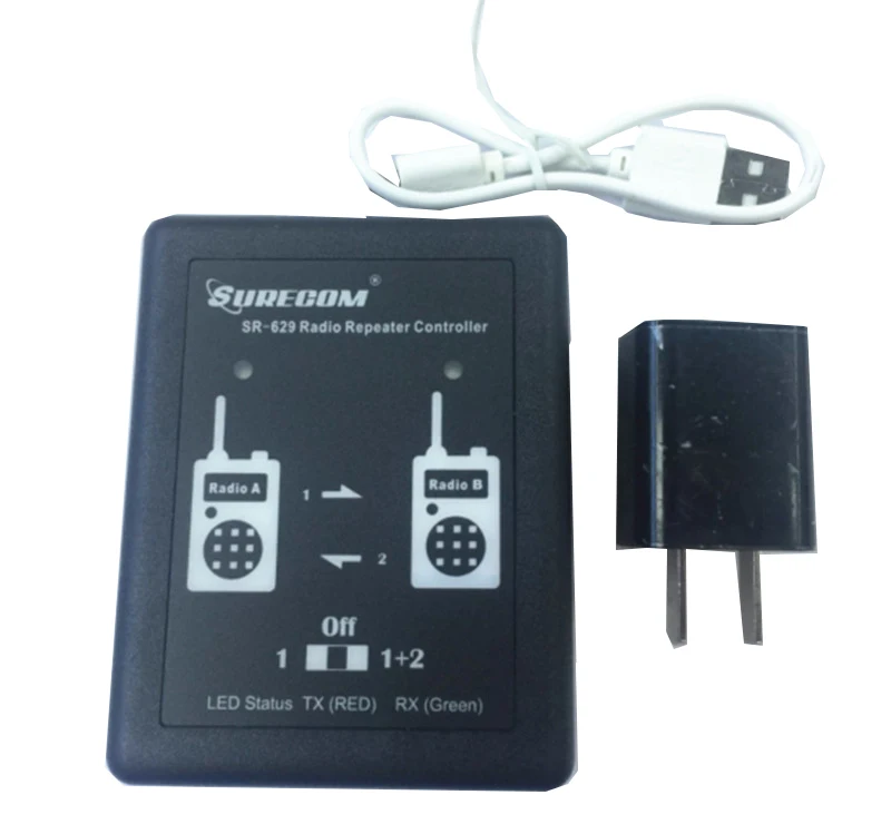 SR-629 duplex repetidor Control lador con 2 piezas de Radio conecte los кабели(кабель para opciones) para walkie talkie uv5r