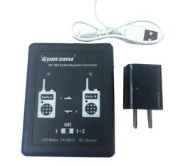 SR-629 duplex repetidor Control lador con 2 piezas de Radio conecte los кабели (кабель para opciones) para walkie talkie uv5r