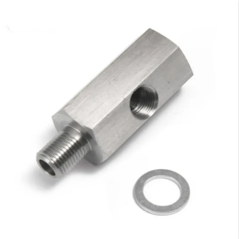 Автомобильный 1/" NPT датчик давления масла тройник к M10X1.0 NPT адаптеру турбо питания линия Калибр AF-CGQ200 автомобильные аксессуары