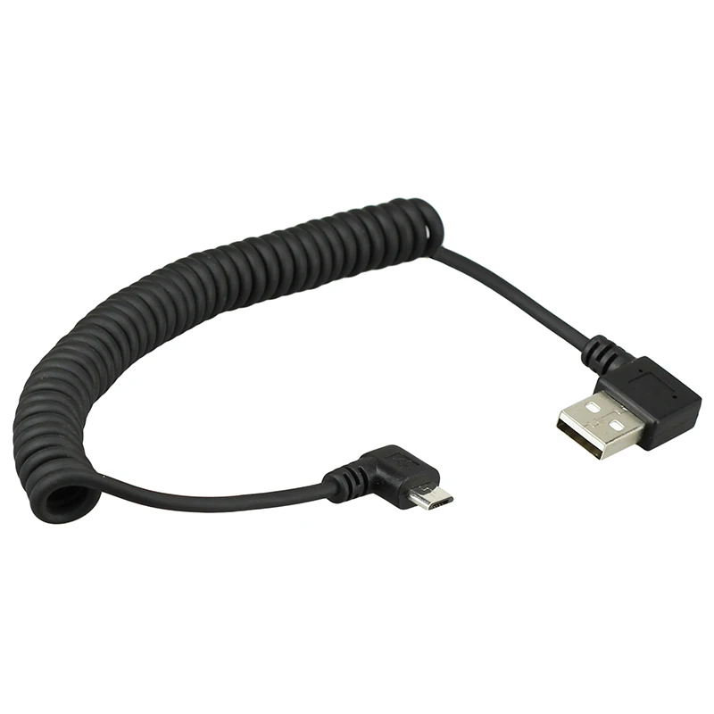 40 см USB 2 0 штекер к Micro 90 градусов micro Угловой левый или правый угловой выдвижной