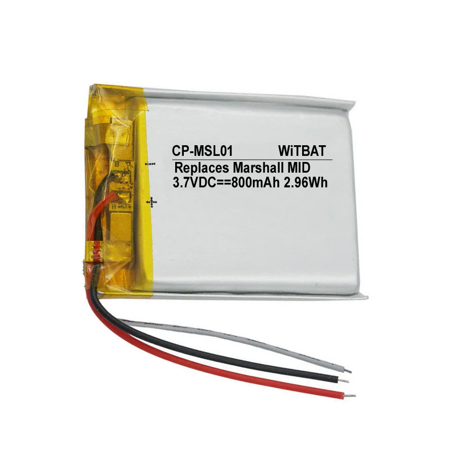 

ZHUJI 800mAh Battery for Marshall MID Bluetooth headset ,SR603040