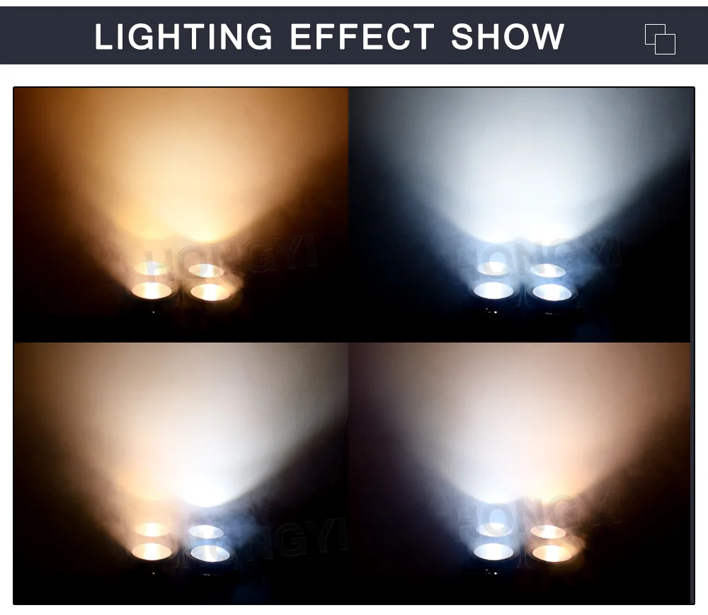 Профессиональное Освещение сцены 100w 4 led cob audience 4x100 DMX stage