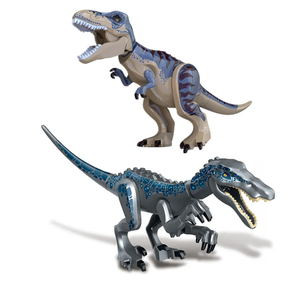 2 шт./лот Парк Юрского периода динозавр тираннозавр рекс барионикс индораптор