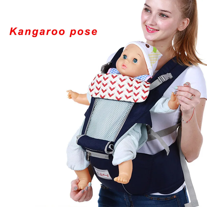 Эргономичный слинг младенческий детский Хипсит Перевозчик фронтальная эргономичная кенгуру слинг для новорожденных для путешествий