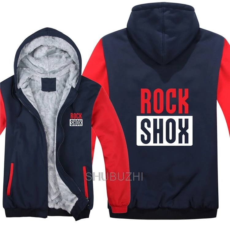 Rockshox Rock Shox толстовки мужские горный Байкер MTB пальто на молнии флисовые утепленные мужские рок Shox Толстовка Пуловер - Цвет: same as picture