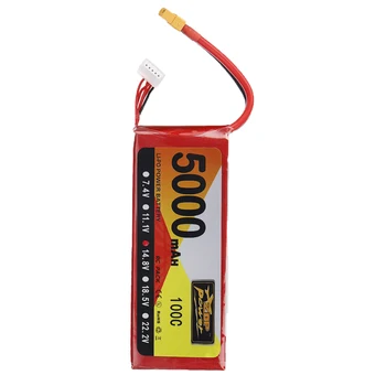

2pcs ZOP Power 14.8V 5000mAh 100C 4S Lipo Battery XT60 Plug for RC Drone Car Airplane Helicopter Multicopter FPV X-class