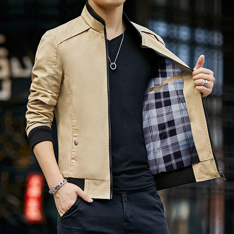 Low Price New 2018 Jacket Men Fashion Casual Loose Mens Jacket Sportswear Bomber Jacket Mens jackets men and Coats Plus Size M- 4XL