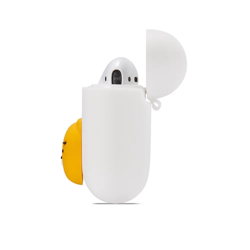 Чехол для наушников с героями мультфильмов для Airpods, чехол, милый силиконовый защитный чехол для наушников с Bluetooth-1or2 поколения