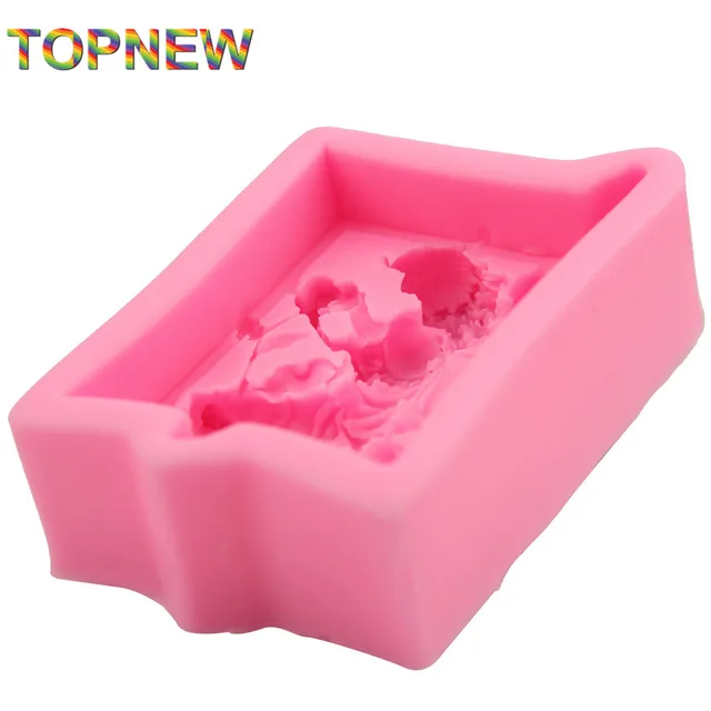 Élelmiszer -Minőségű Szilikon 3D Elf Kézzel Készített Szappan Penész Diy Fondant Sütemény Díszítő Eszközök 2917 - Image 5