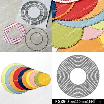 

Round Framework Making Scrapbook Metal Cutting Dies Stencil Frame Embossing Template DIY Greeting Card Handmade 2020