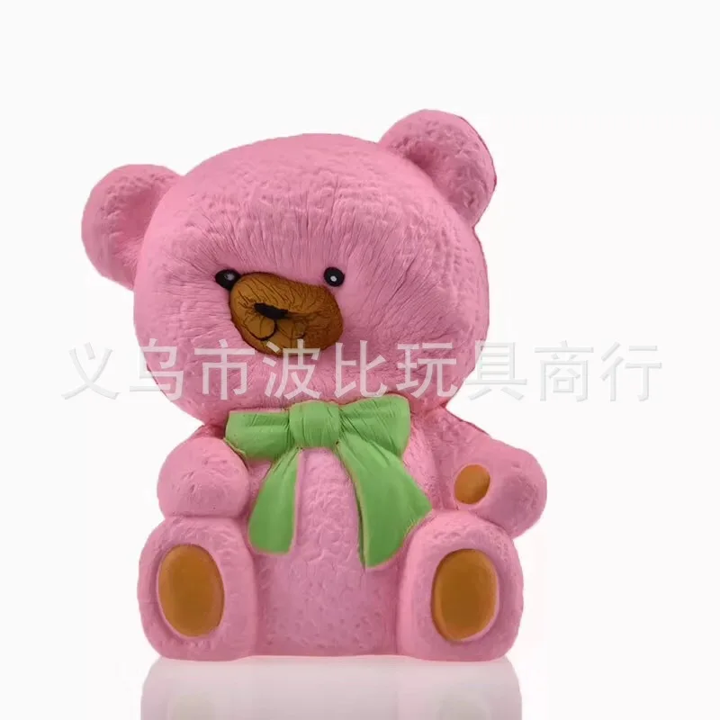 Pu Squishy Toys Memory Foam Pink Bear Memory Foam Pu ling jie bear Memory Foam Pu Bear Doll