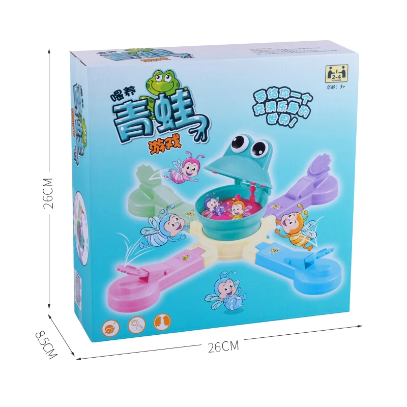 Full Set Игрушка для кормления лягушка, печенье, игрушки для игры, забавные домашние игрушки для родителей и детей, интерактивные настольные спортивные игры, электрические Вечерние игры для детей - Color: Full Set
