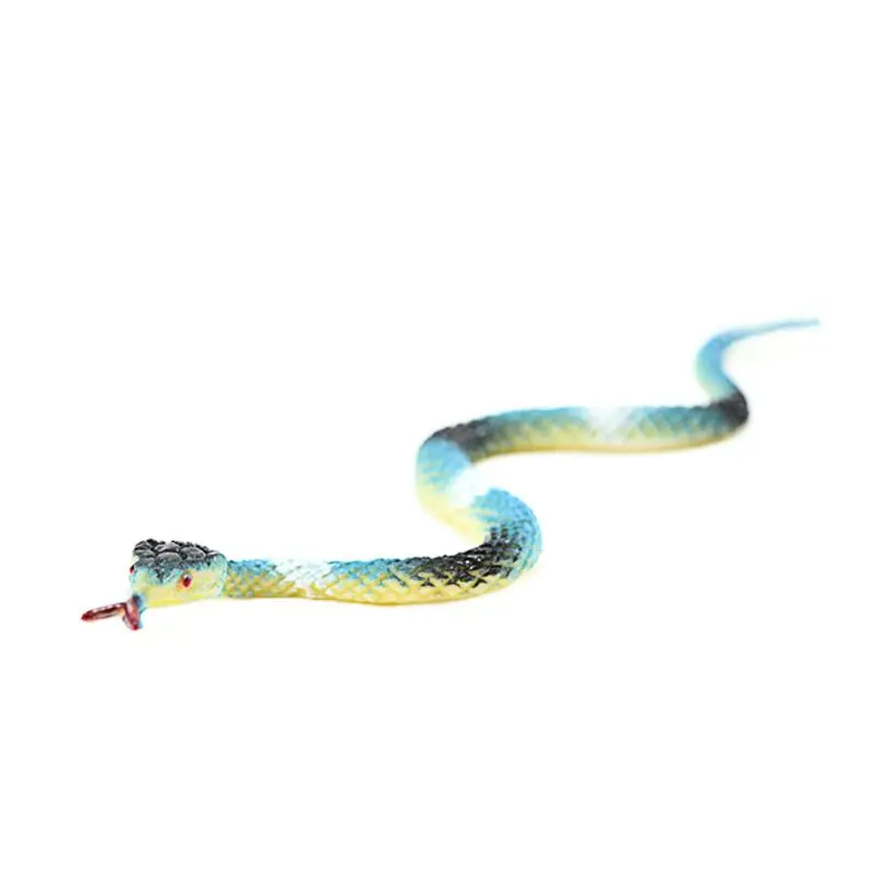 12pcs/set Simulation Reptiles Animal Snake Figures Model Toys Halloween Jokes Trick Kids Educational Collection Gift Y4UD