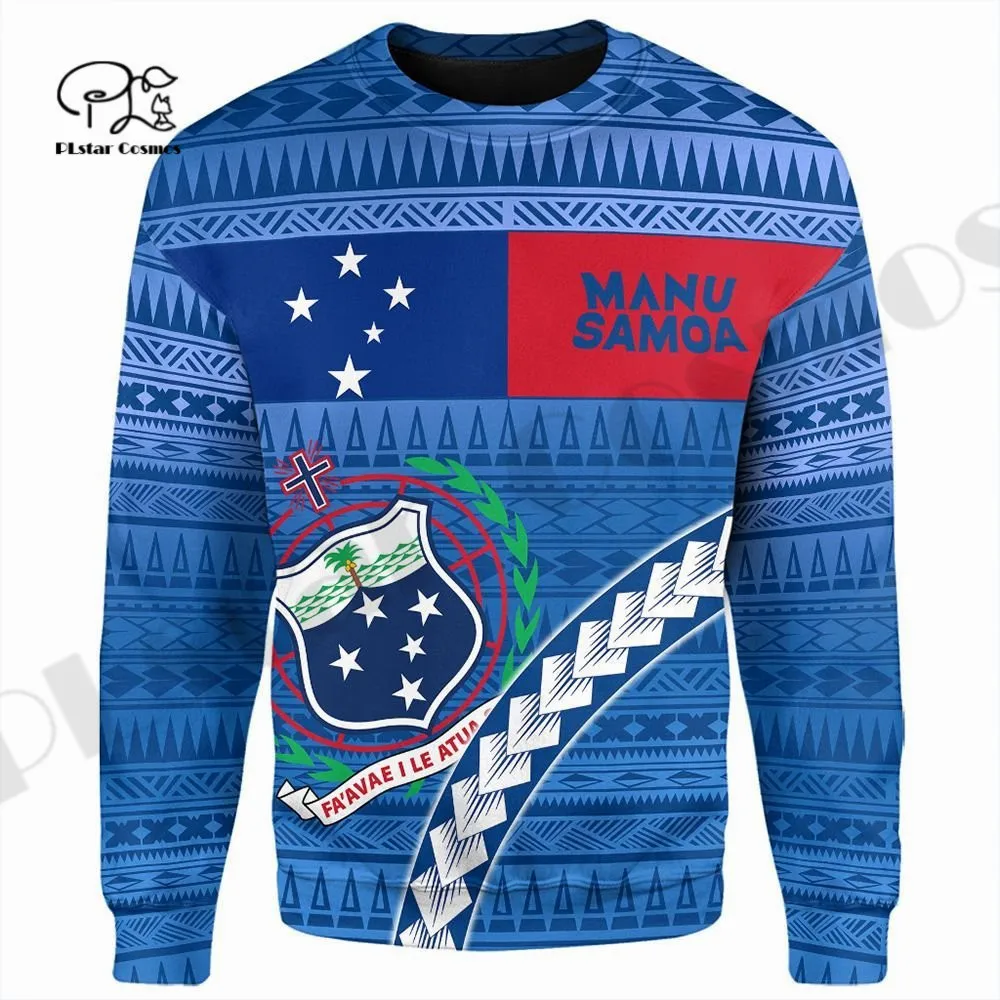 PLstarCosmos 3Dprint Newest Tattoo Samoa Rugby Polynesian Art Harajuku Streetwear Causal Unique Unisex Hoodies/Sweatshirt/Zip -6