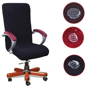 

Anti-dirty Rotating Stretch Office Computer Desk Seat Chair Cover Waterproof Elastic Chair Covers Removable Slipcovers S/M/L