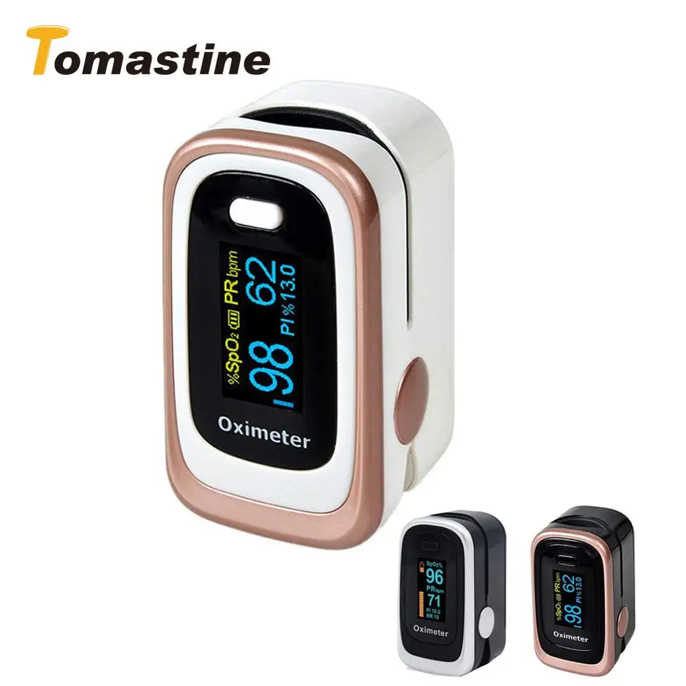 

Multi-functional Finger Pulse Oximeter with Lanyard Portable Household Blood Oxygen Meter Heart Rate Monitor SPO2 PR Oximetro CE