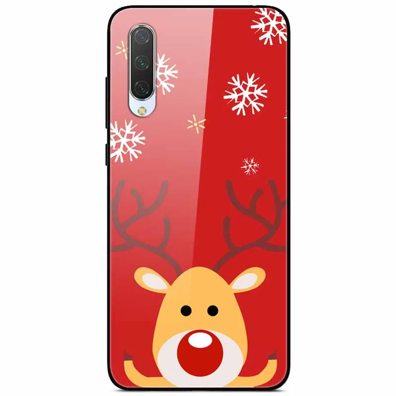 10 Рождественский чехол для Xiaomi mi 9 Lite чехол из закаленного стекла, жесткий чехлы для телефона для Xiaomi mi 9 чехол mi 9 SE чехол для Xio mi 9T Pro - Цвет: 10