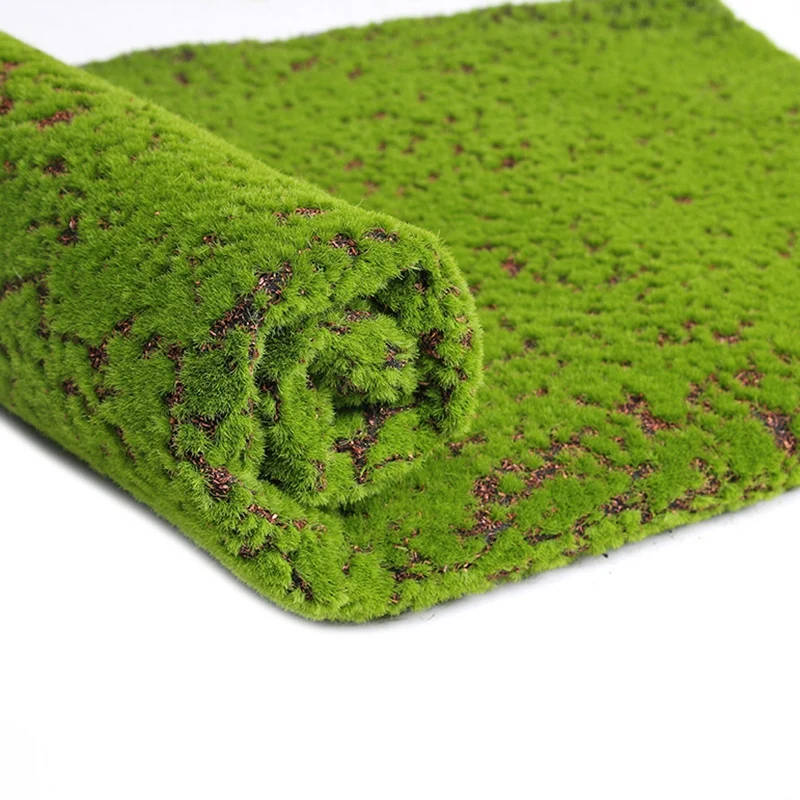 Artificial Moss Craft Fake Decorative Grass for Christmas Home Office Simulation Plant Diy Wall Decor Garden Mini Landscape