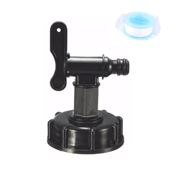 

3/4" Thread Plastic IBC Tank Tap IBC To 1/2" Adapter Garden Irrigation Connection Valve Water Connector With Switch